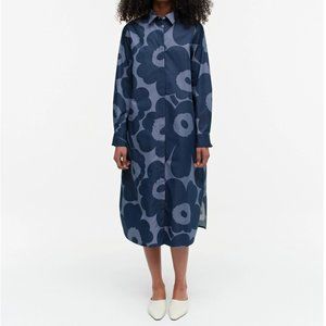 Marimekko Kausi Unikko Cotton Shirtdress